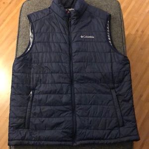 2017 Columbia Omni Heat Navy Blue Vest